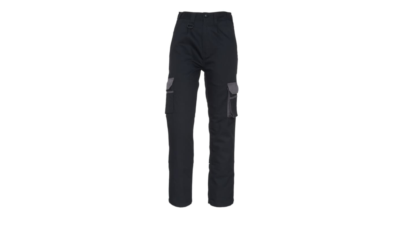 Pantaloni Nero/arancione per Unisex 32R 32poll 81.28cm