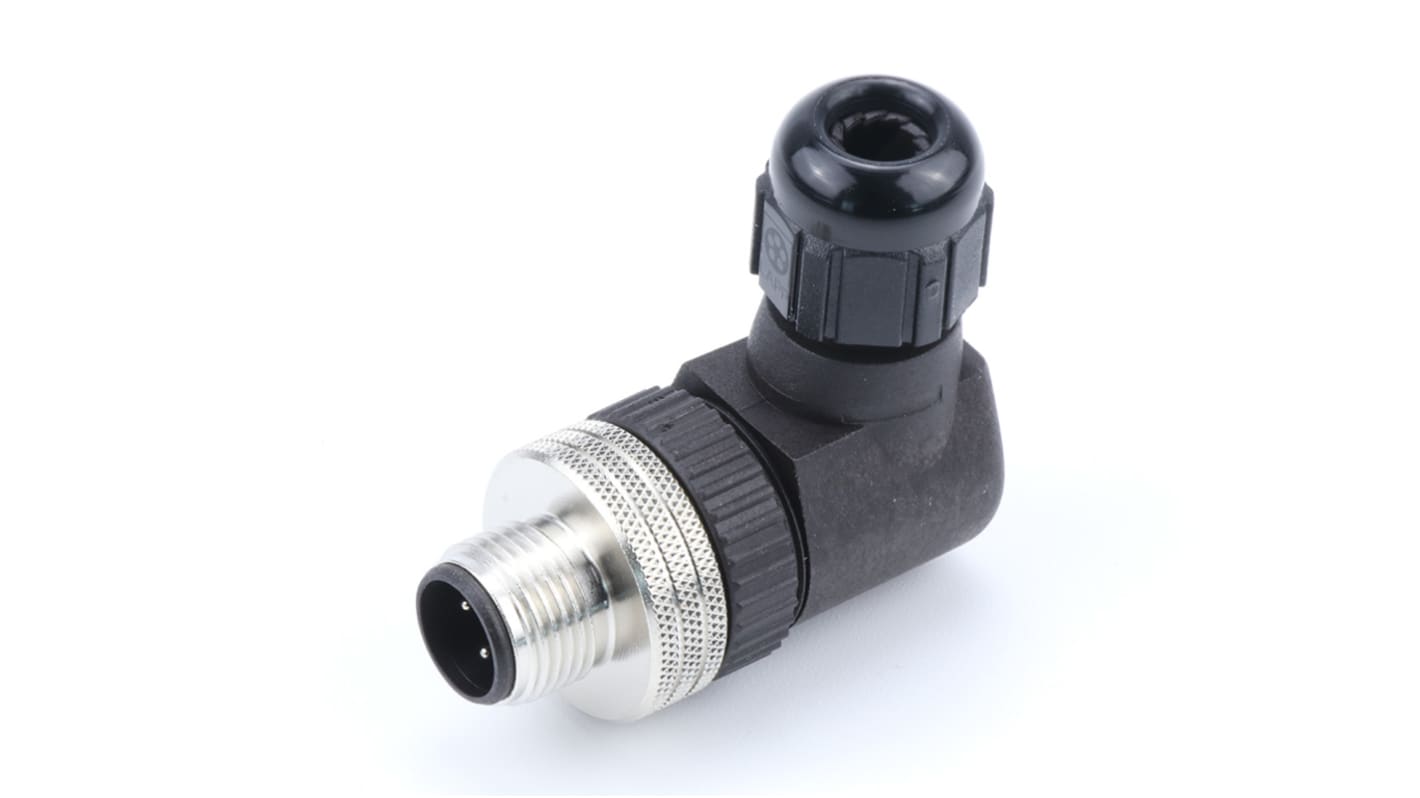 Brad from Molex Circular Connector, 4 Contacts, Cable Mount, M12 Connector, Plug, IP67, Micro-Change Series