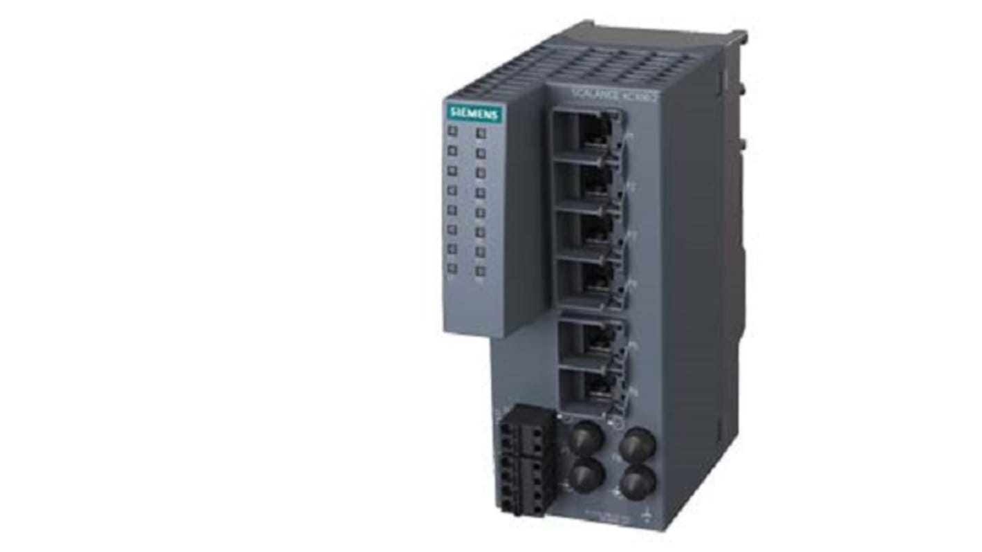 Siemens Unmanaged Netværks-switch, med 8 Porte