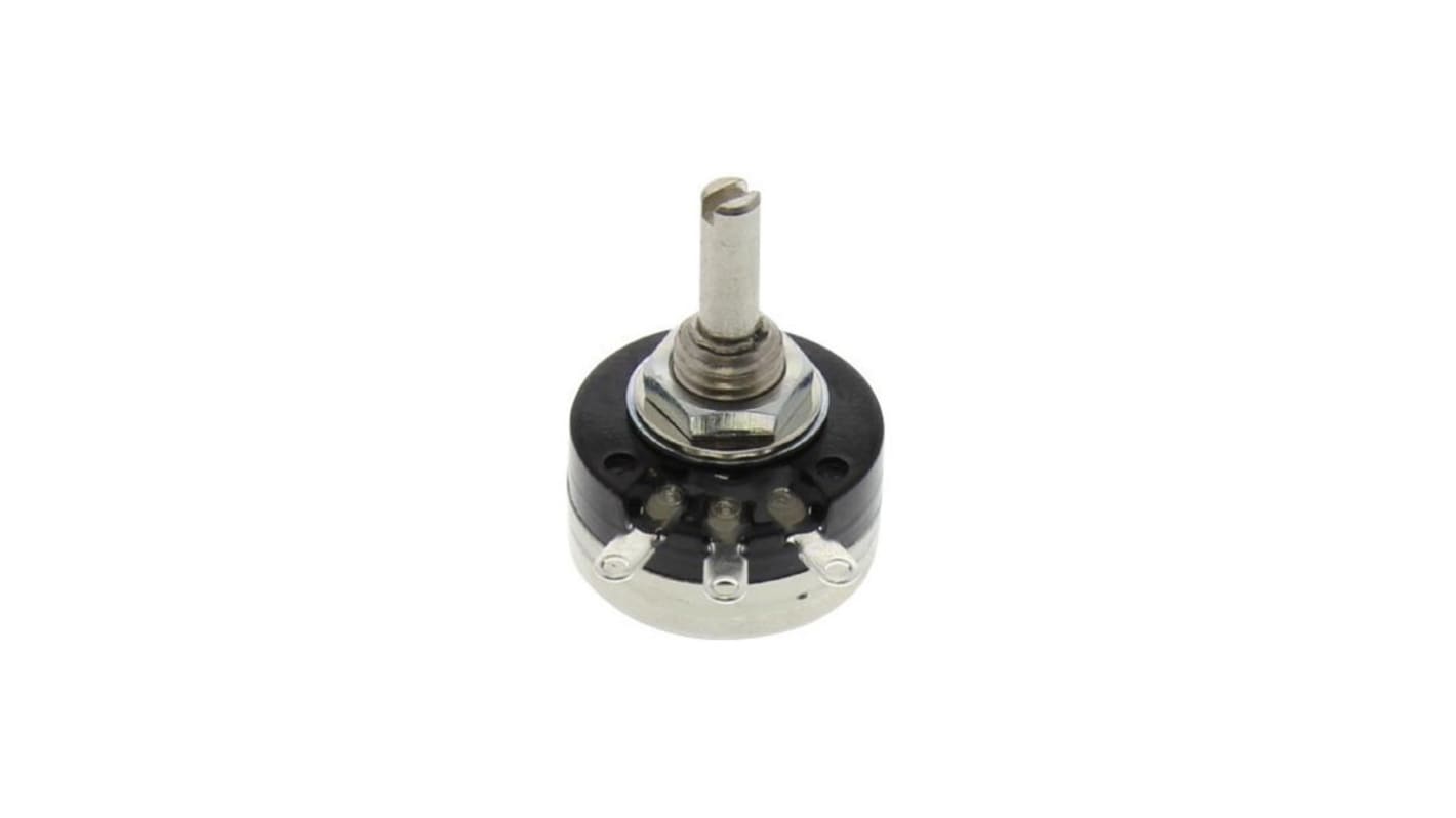 Tokyo Cosmos Electric 100Ω Rotary Carbon Film Potentiometer 1-Gang, RV16YN10S B101