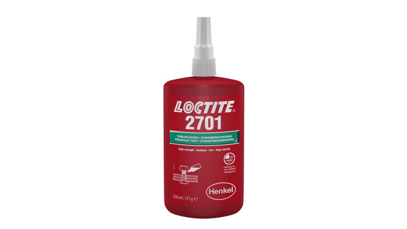 LOCTITE 2701 BO 250ML EGFD Loctite 2701 Schraubensicherung Grün 250