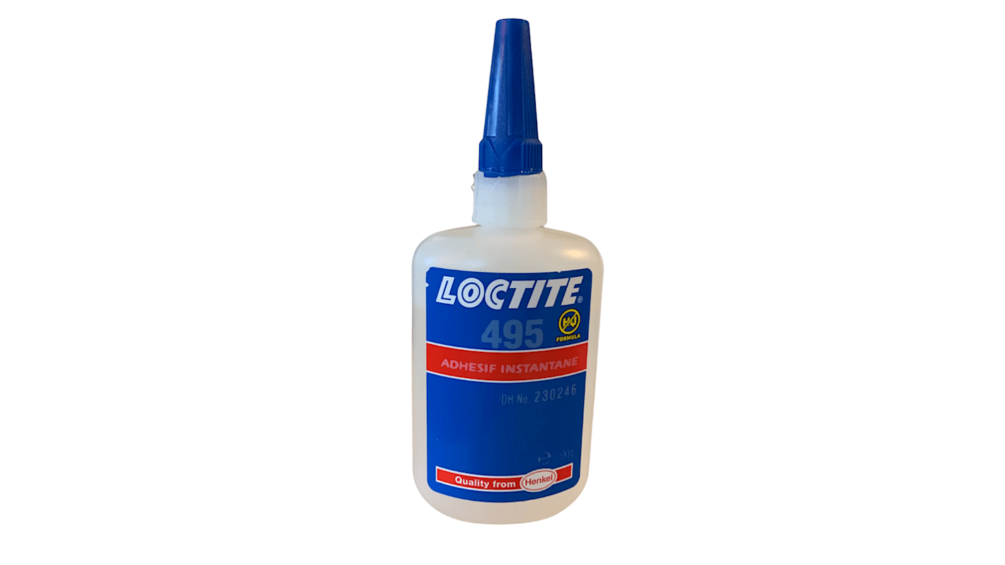 Adhésif cyanoacrylate Loctite Liquide, 100 g, Loctite 495