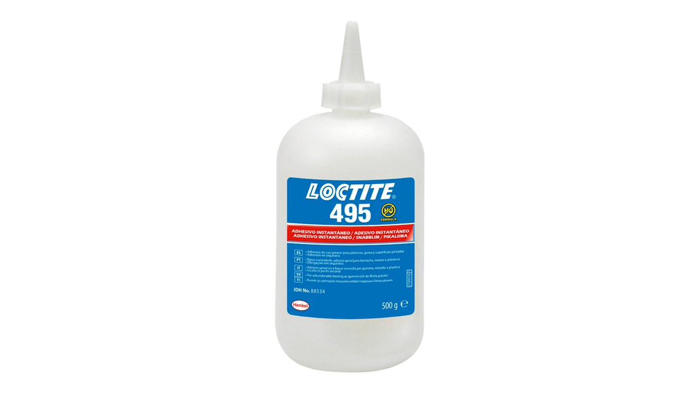 Adhésif cyanoacrylate Loctite Liquide, 500 g, Loctite 495