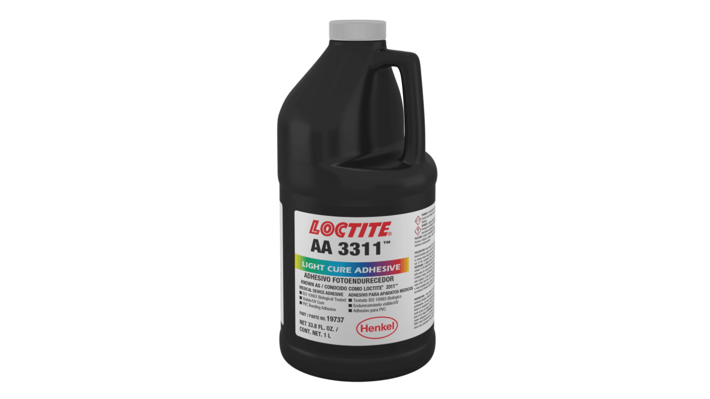 Adesivo acrilico Loctite Loctite AA 3311, col. Trasparente da 1 litro