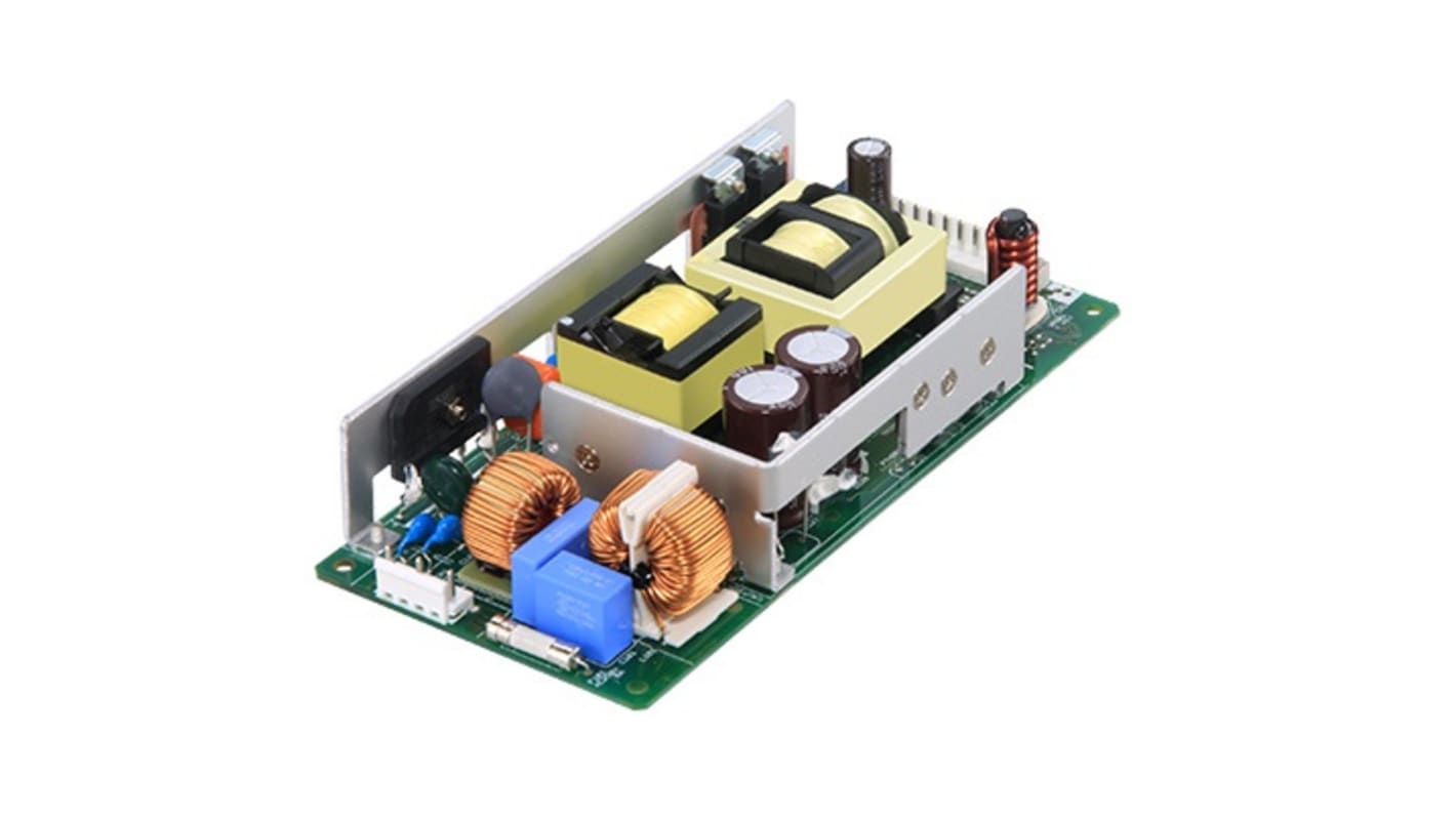 Cosel AC-DC Power Supply, LHA300F-48-Y, 48V dc, 6.3A, 302.4W, 1 Output, 85 → 264V ac Input Voltage