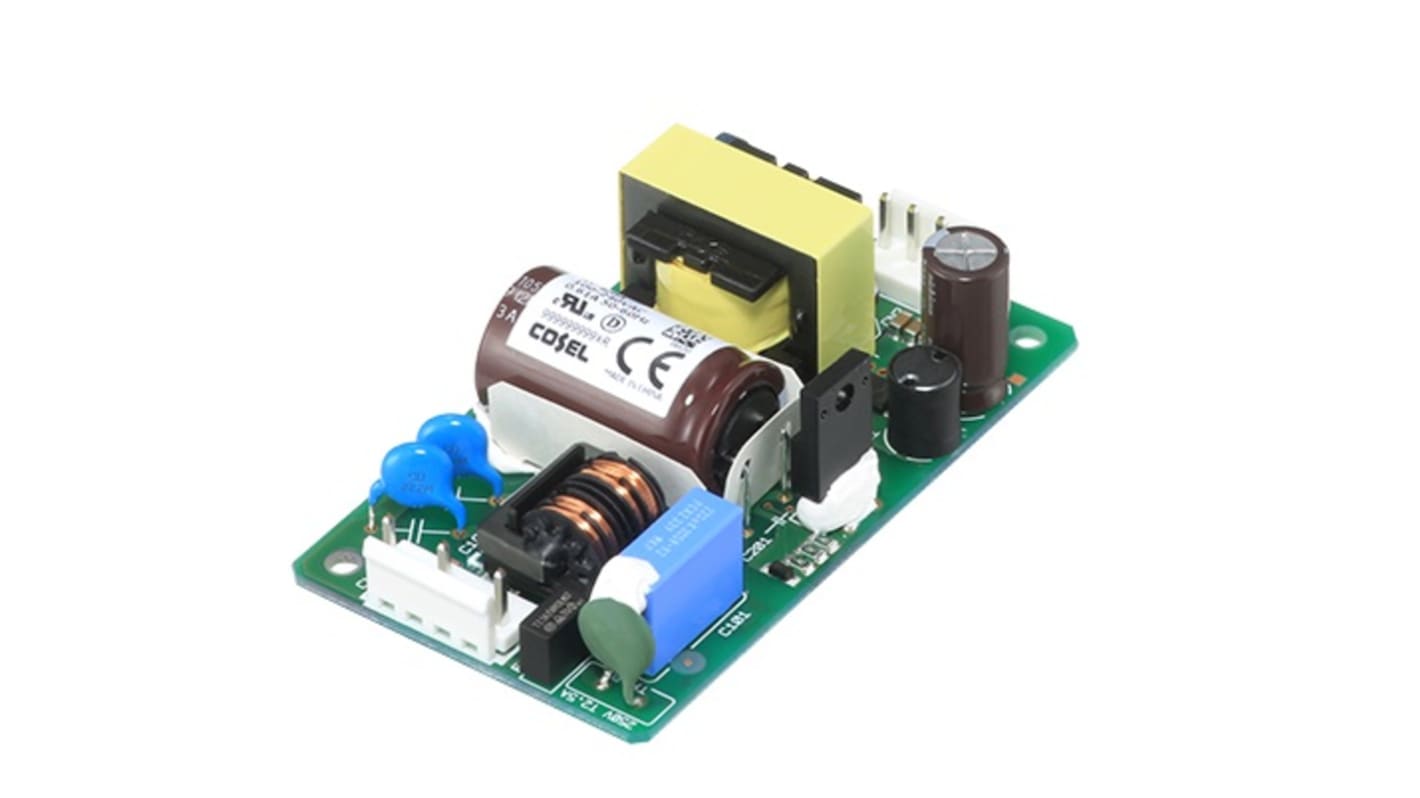 Cosel AC-DC Power Supply, LHA30F-12-Y, 12V dc, 2.5A, 30W, 1 Output, 85 → 264V ac Input Voltage