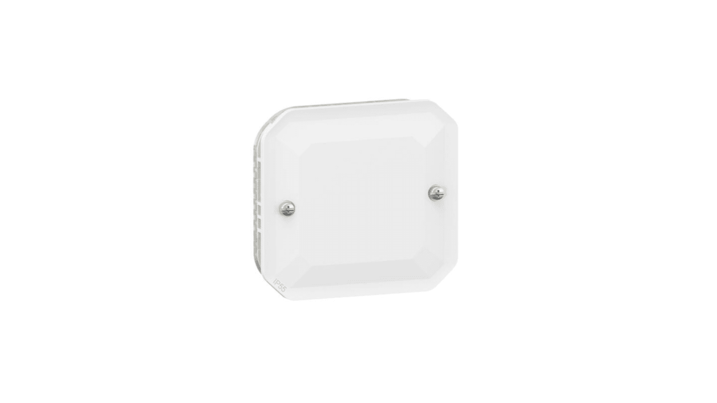 Legrand White Push Button Light Switch, 1 Way