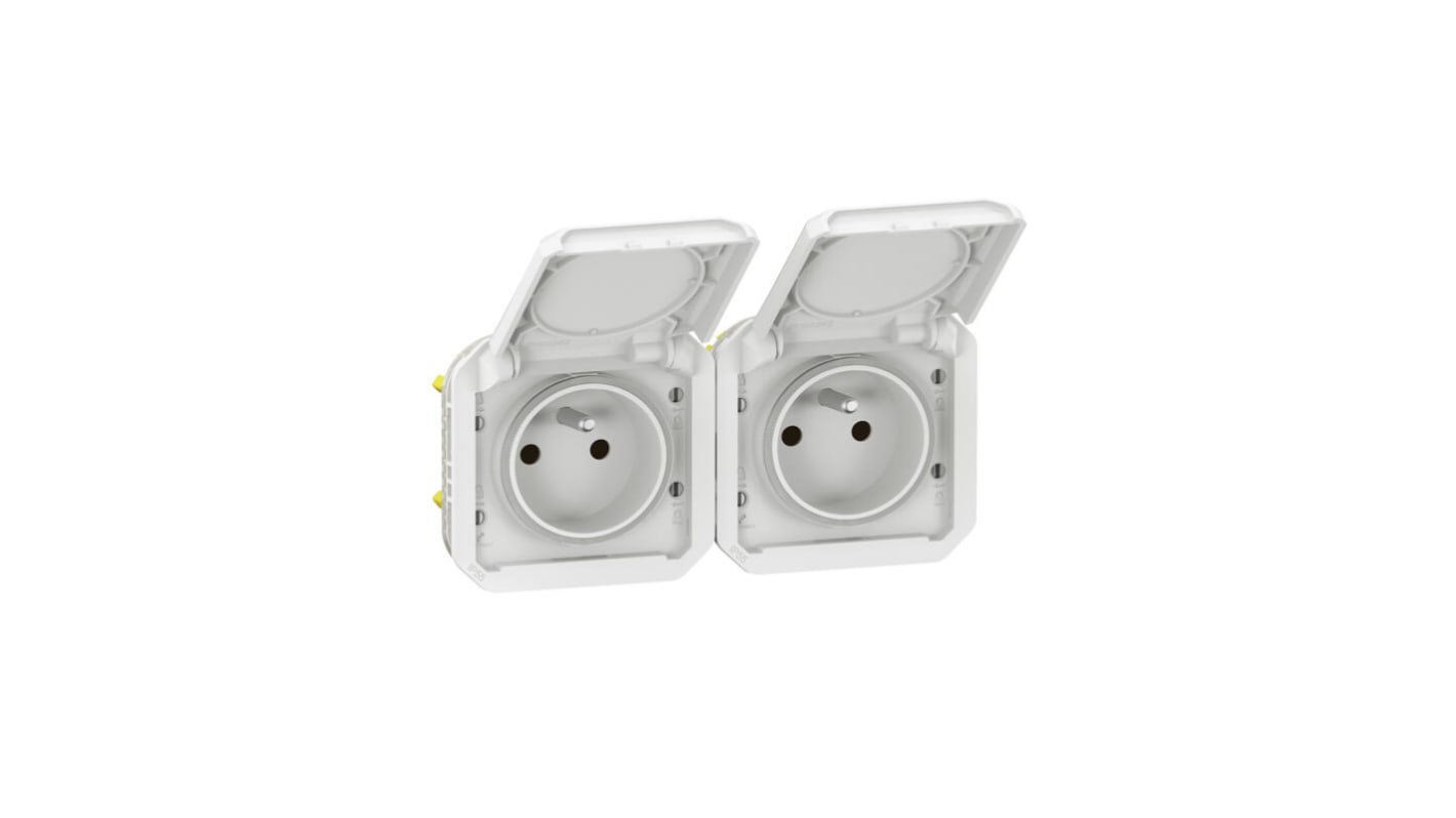 069642L Legrand Plug Socket, 2 Poles, NF Socket RS