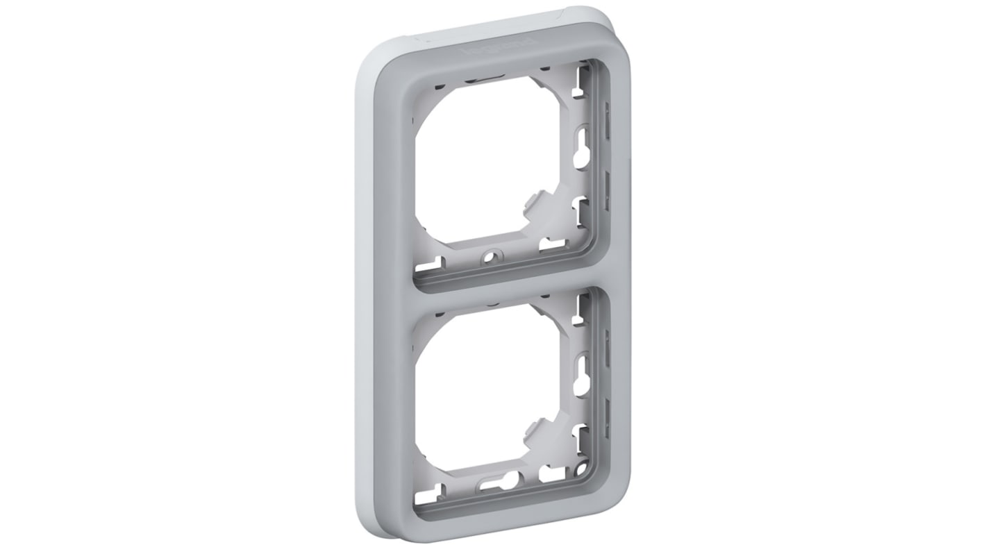 Legrand Grey Thermoplastic Back Boxes, IP55, 2 Gangs