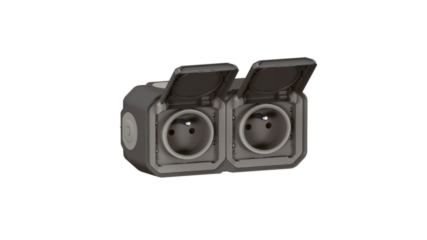 069788L Legrand Plug Socket, 2 Poles, NF Socket RS