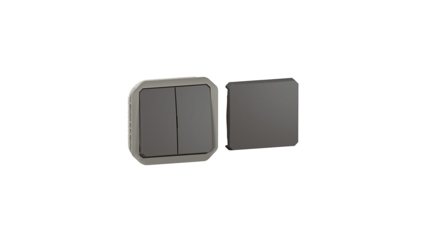 Interrruptor, Gris, Montaje Pared, IP55, Legrand 069800L