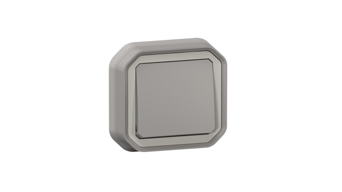 Interrruptor, Gris, Montaje Pared, IP55, Legrand 069811L