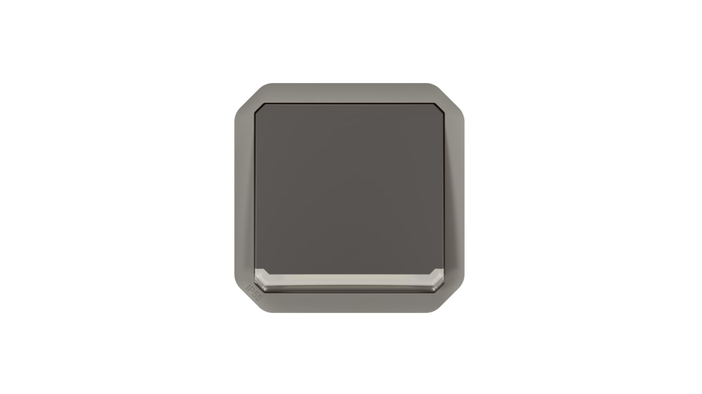 Interrruptor, Gris, Montaje Pared, IP55, Legrand 069827L