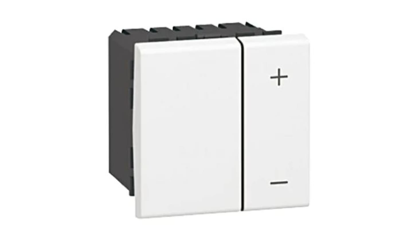 Legrand Grey Push Button Light Switch, 1 Way