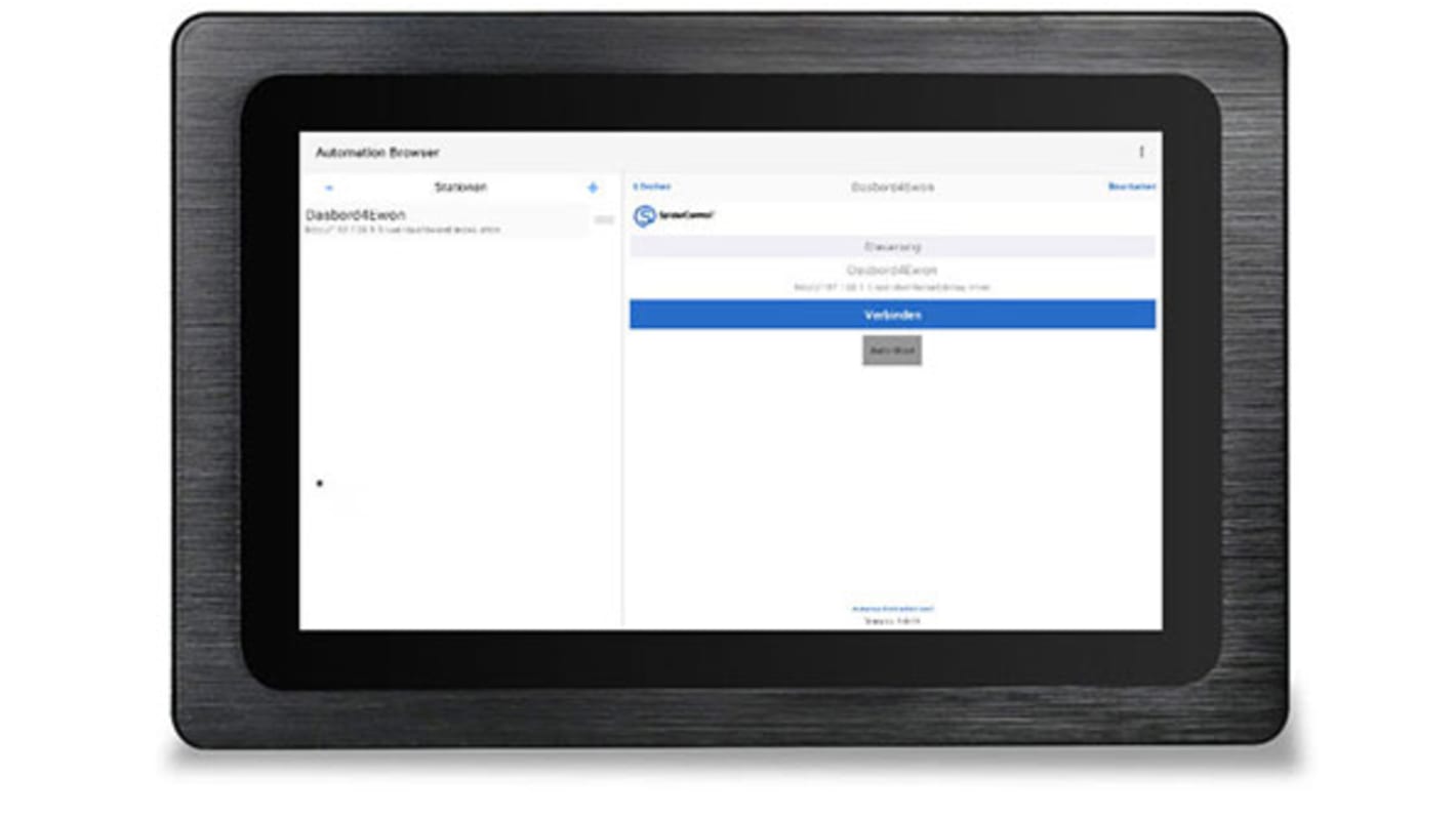 Wachendorff JWS101 Series TFT Touch-Screen HMI Display - 10.1 in, TFT - LCD Display, 1280 x 800pixels