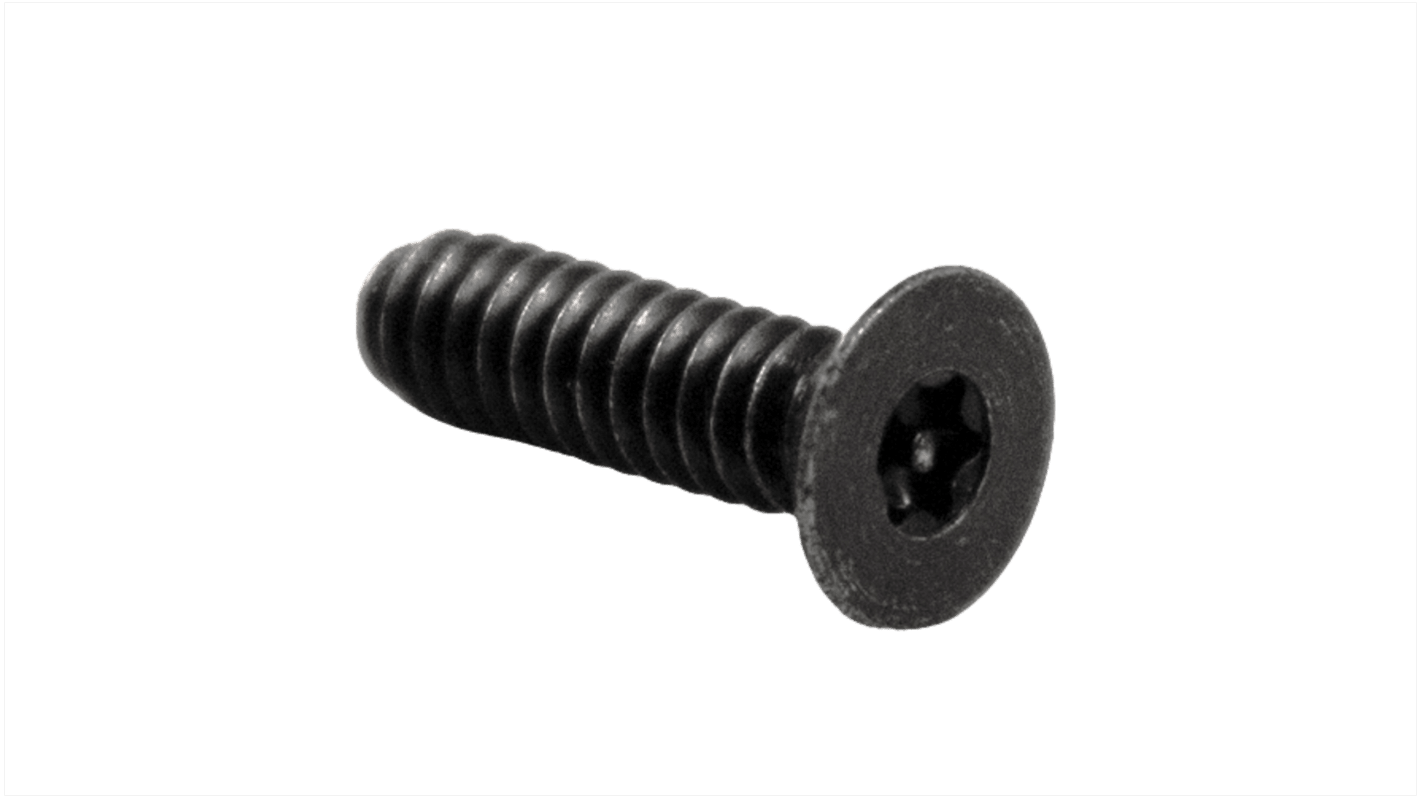 Hammond Flat Stainless Steel Tamper Proof Security Screw, M3.5 x 12mm