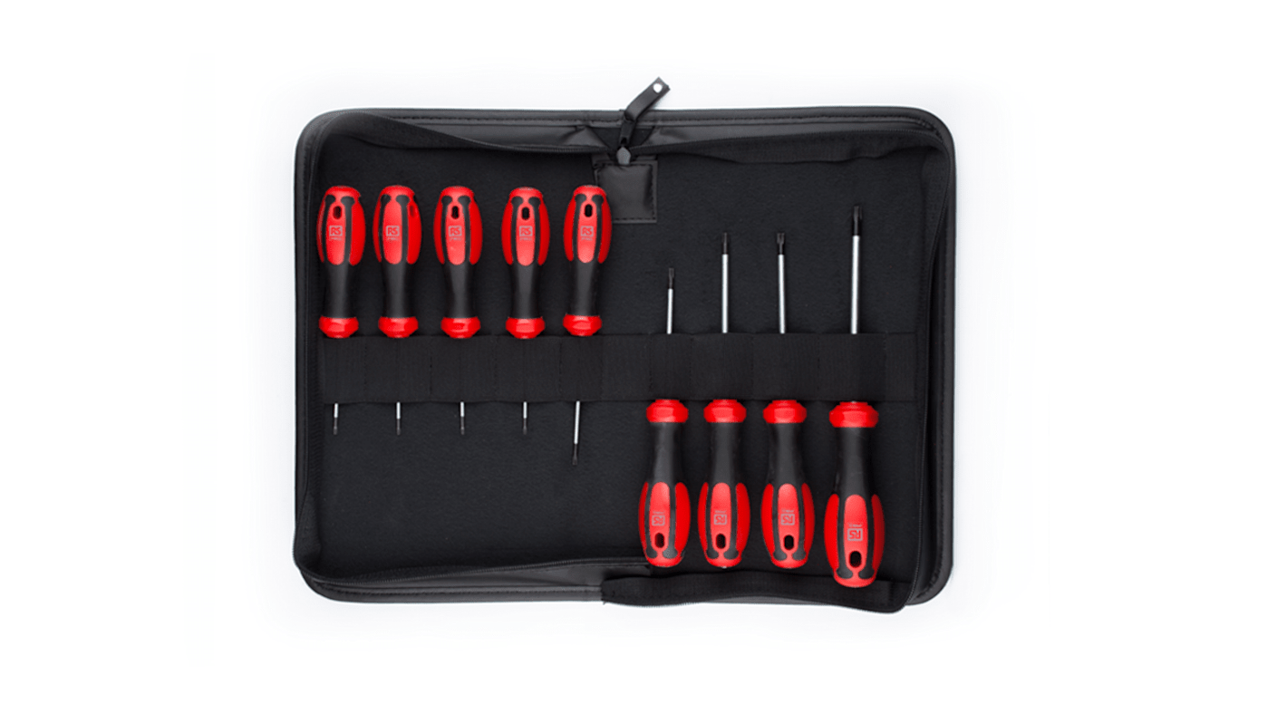 RS PRO Standard-Schraubendrehersatz, 9-teilig TORX®