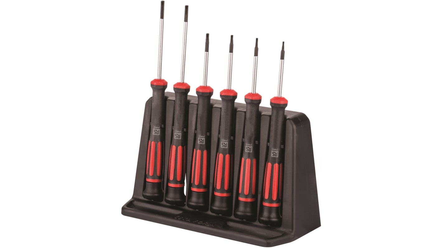RS PRO Hexagon Precision Screwdriver Set, 6Piece RS