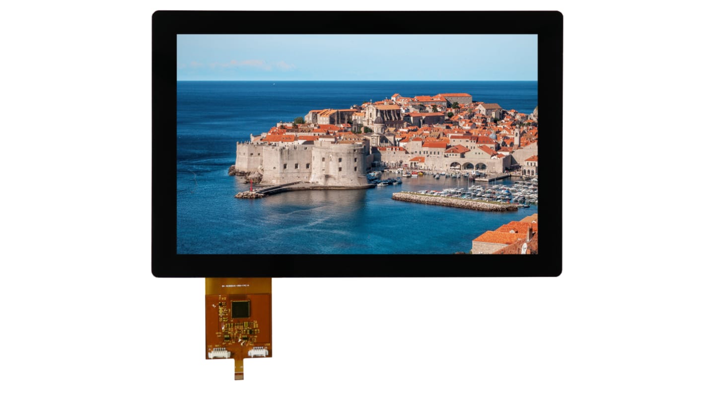 Display LCD TFT TFT táctil RS PRO de 10.1plg, 1280 x 800pixels, WXGA, alim. 12 V, interfaz HDMI