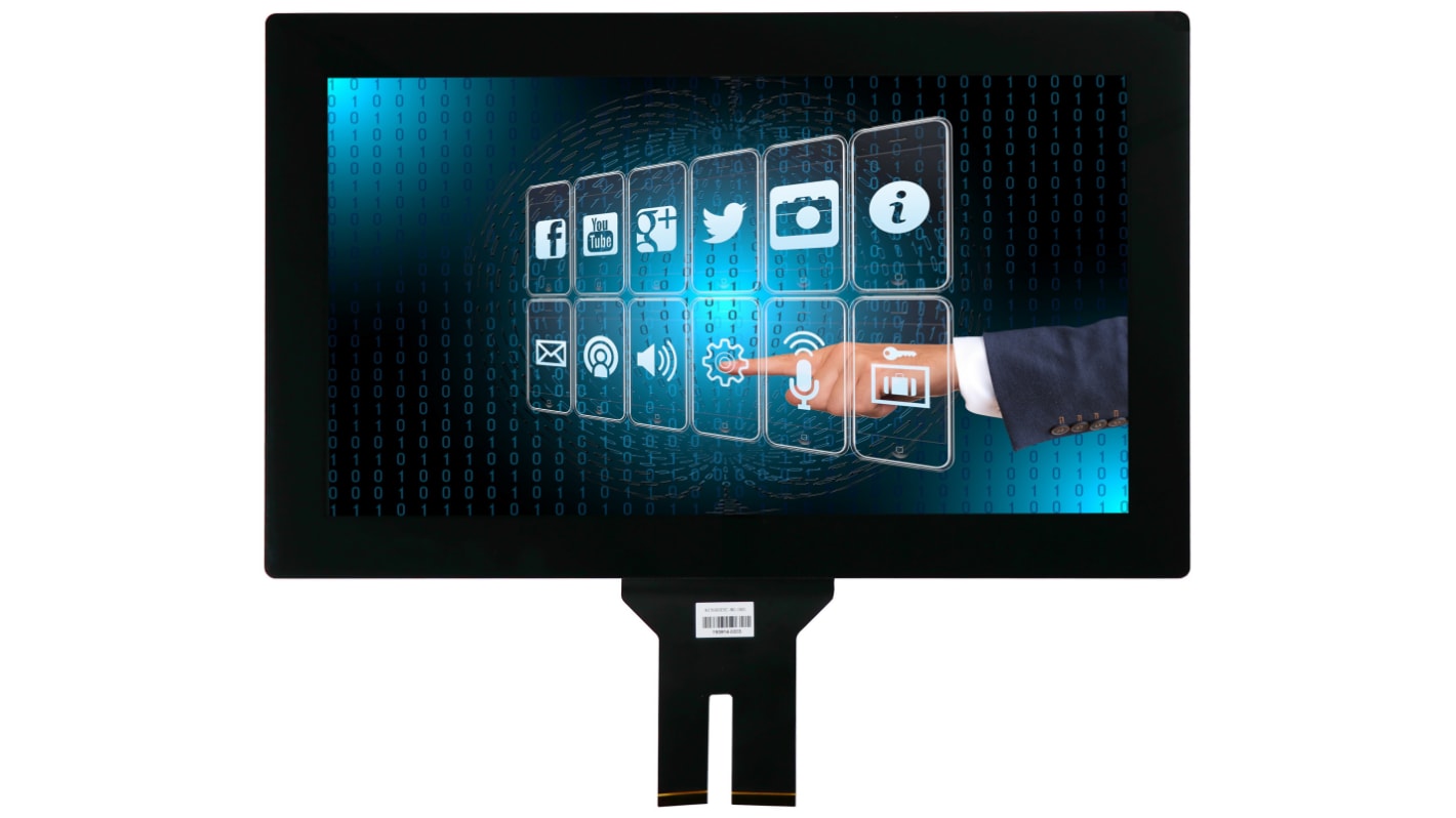 Display LCD TFT RS PRO, 15.6poll, interfaccia HDMI, 1920 x 1080pixels, touchscreen