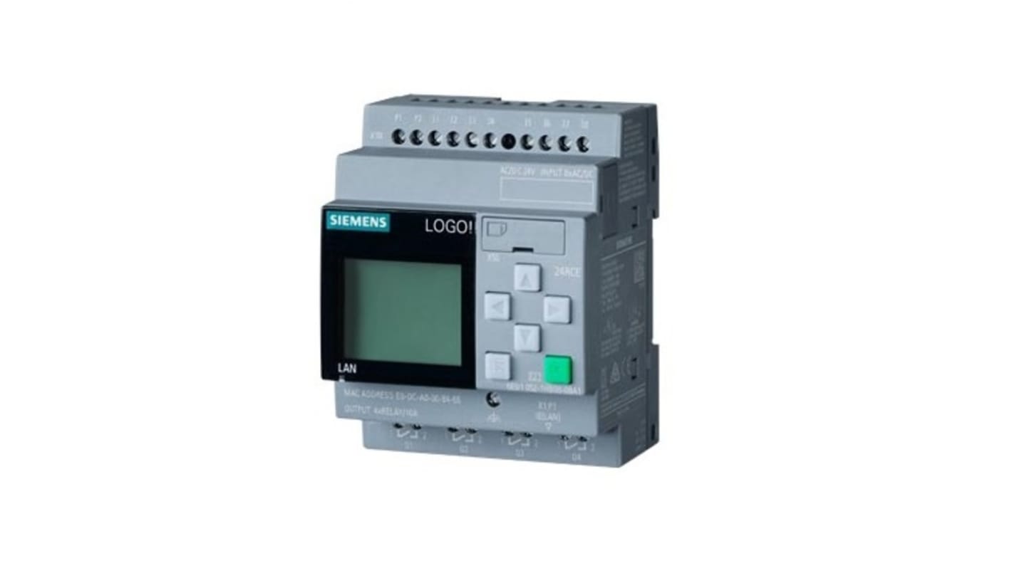 Siemens SIPLUS LOGO Series Logic Module, Relay Output, 8-Input, Digital Input