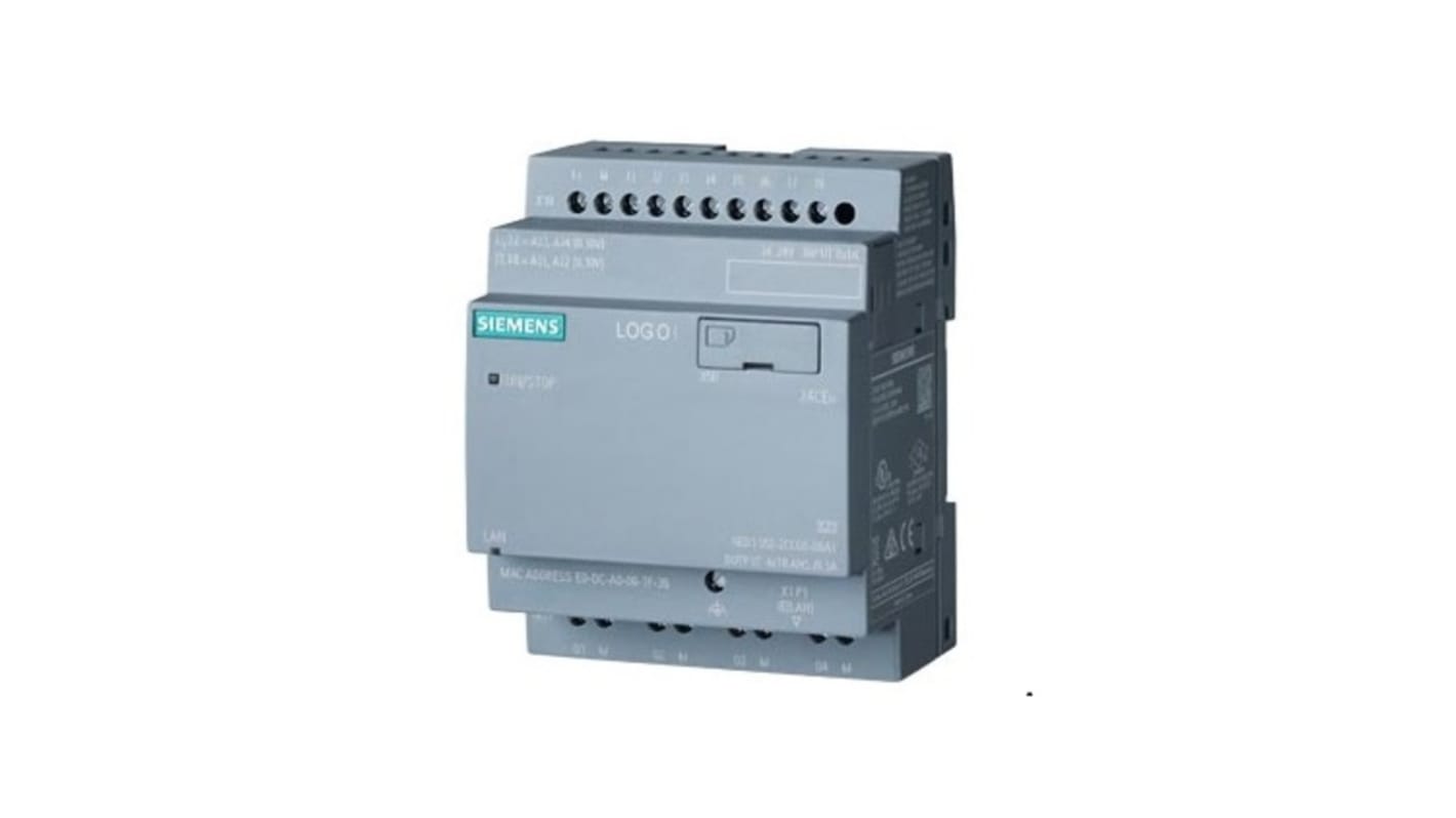 Siemens SIPLUS LOGO Logikmodul, 8 Eing. / 8 Digitaleing. Transistor Ausg.Typ Analog, Digital Eing.Typ