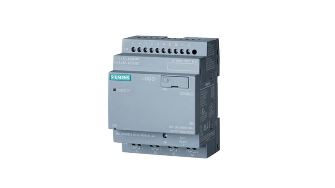 Siemens SIPLUS LOGO Logikmodul, 8 Eing. / 8 Digitaleing. Relais Ausg.Typ Analog, Digital Eing.Typ