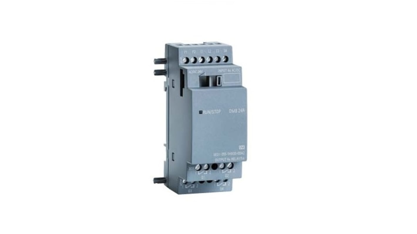 Módulo lógico Siemens SIPLUS LOGO, 4 entradas tipo ac / dc, 4 salidas tipo Relé, comunicación Ethernet