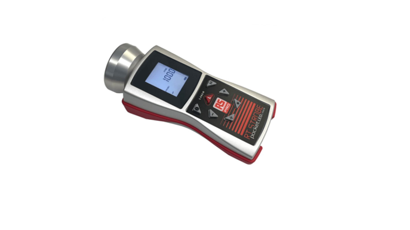 RS PRO LED Stroboscope, 999999fp/min Max, 0.02 Accuracy RS
