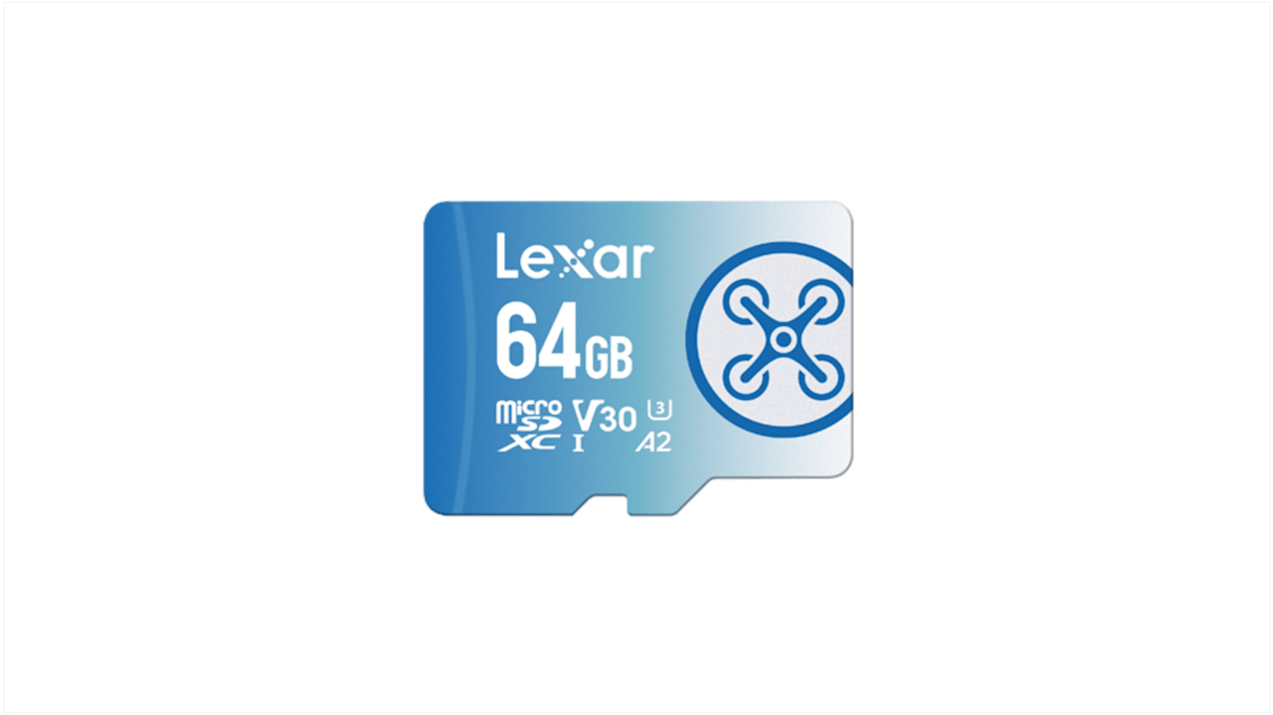 Lexar 64 GB MicroSDXC Micro SD Card, A2, Class10, U3, UHS-I, V30