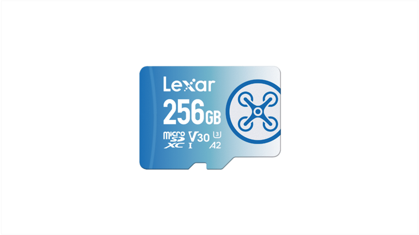 LMSFLYX256GBNNNG Lexar 256 GB MicroSDXC Micro SD Card, A2, Class10