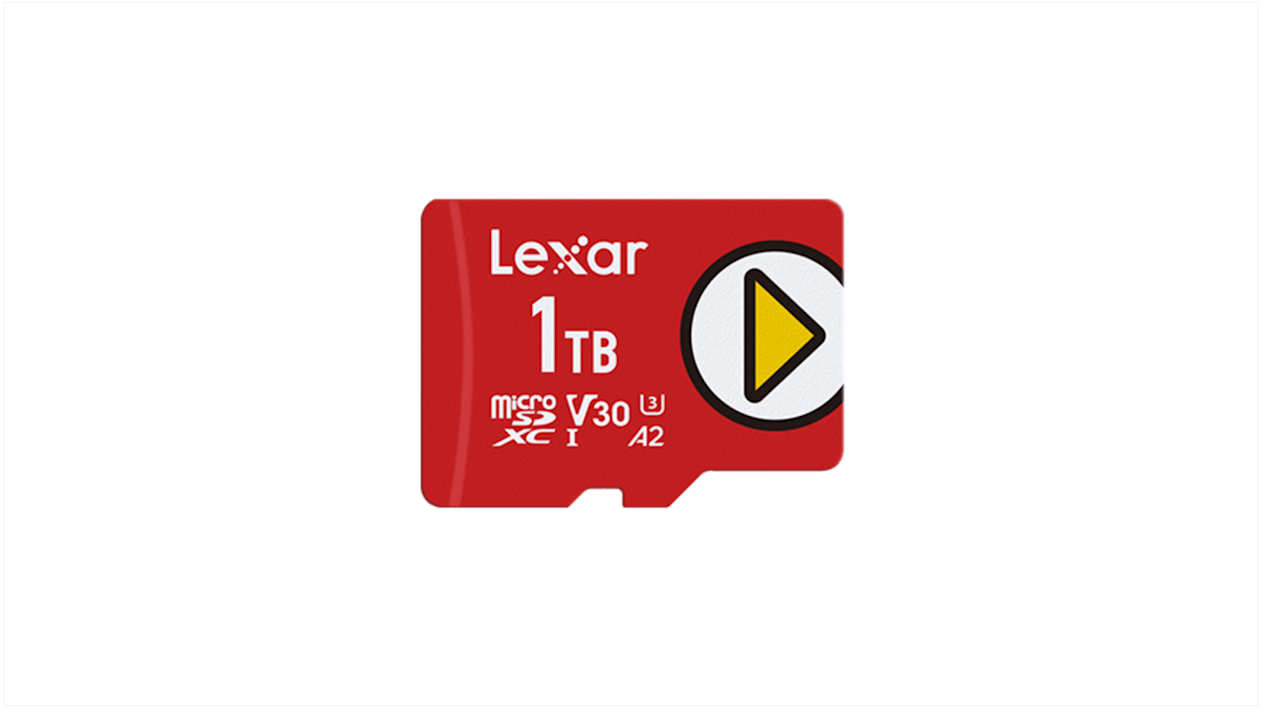 LMSPLAY001TBNNNG Lexar 1.024 TB MicroSDXC Micro SD Card, A2 V30 U3