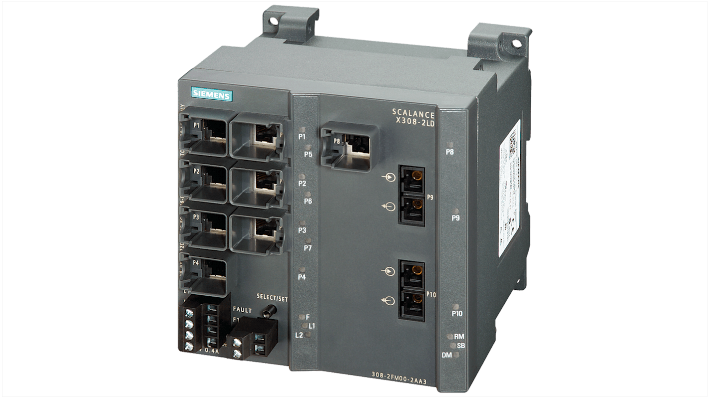 Switch Ethernet Siemens, 10 porte, No