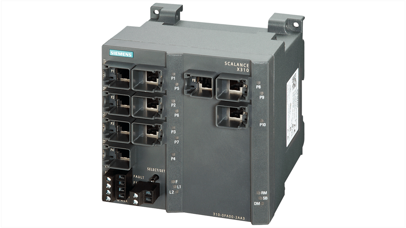 Switch Ethernet Siemens, 10 porte, No