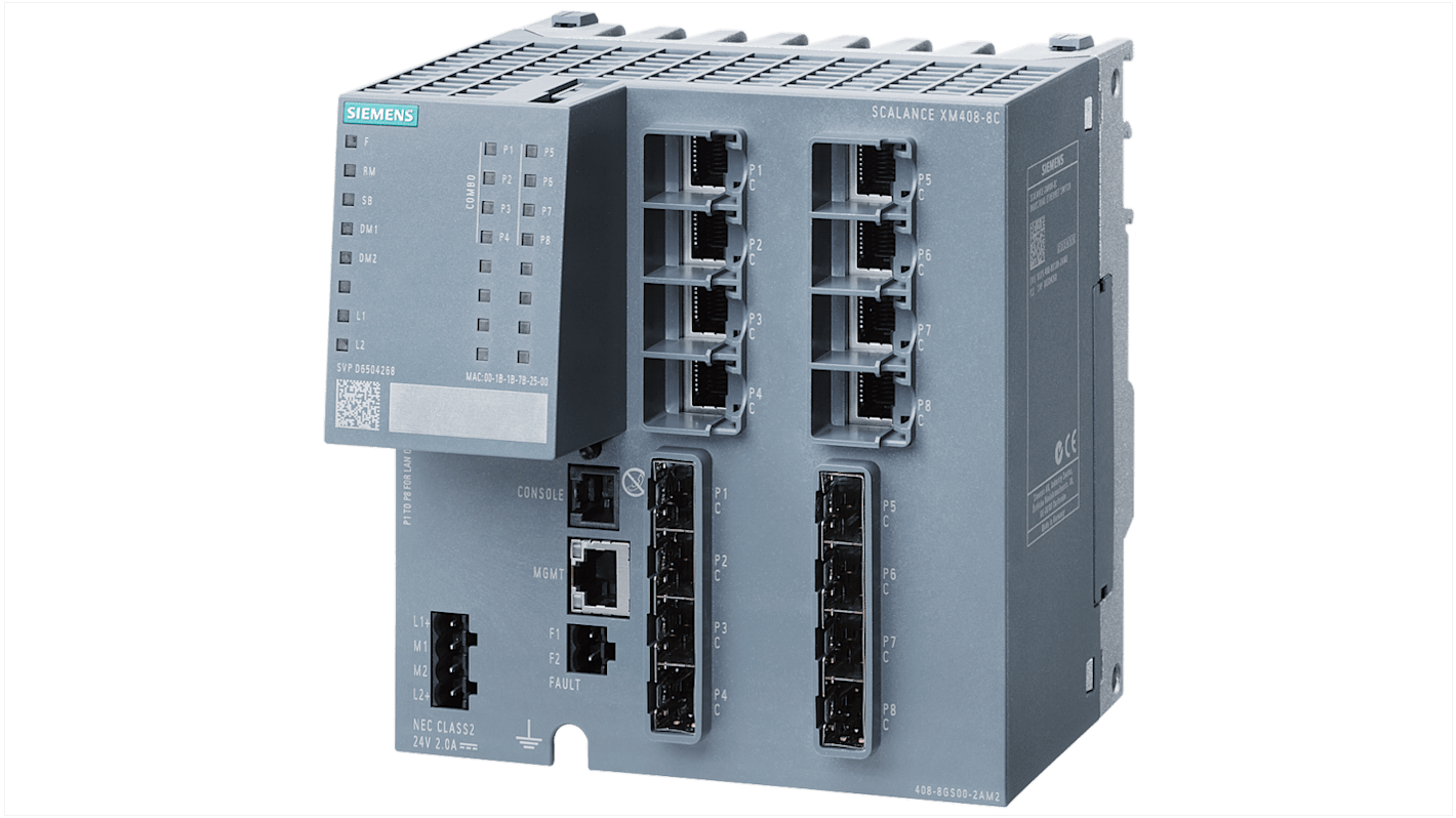 6GK54088GS002AM2 Siemens Managed 24 Port Switch RS