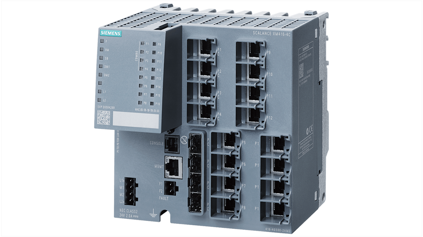 Switch Ethernet Siemens, 24 ports