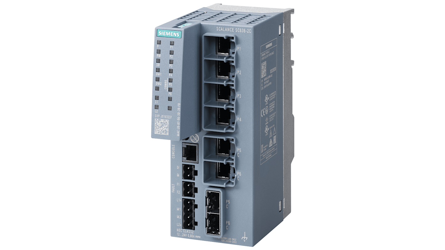 Ethernet Switch 6-portowy , Siemens Zarządzalny