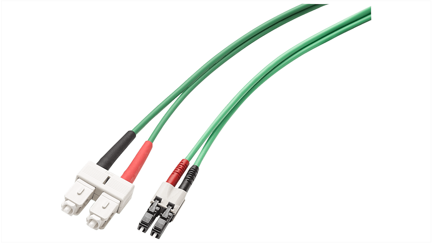 Cable de fibra óptica Siemens de 2 núcleos, con A: SC, con B: LC, long. 1m