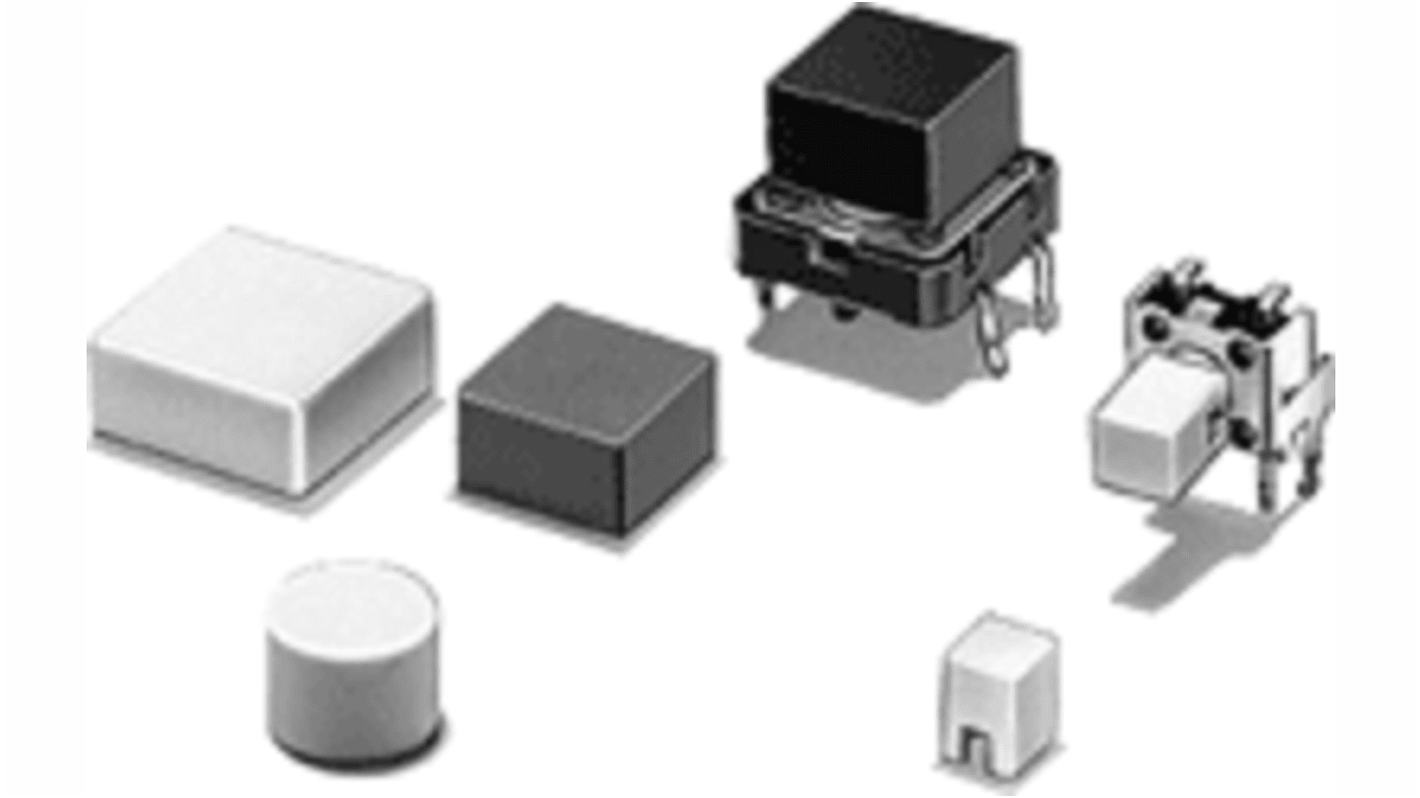 Omron Black Tactile Switch Cap for B3F series, B3FS series, B3W series, B32-2110