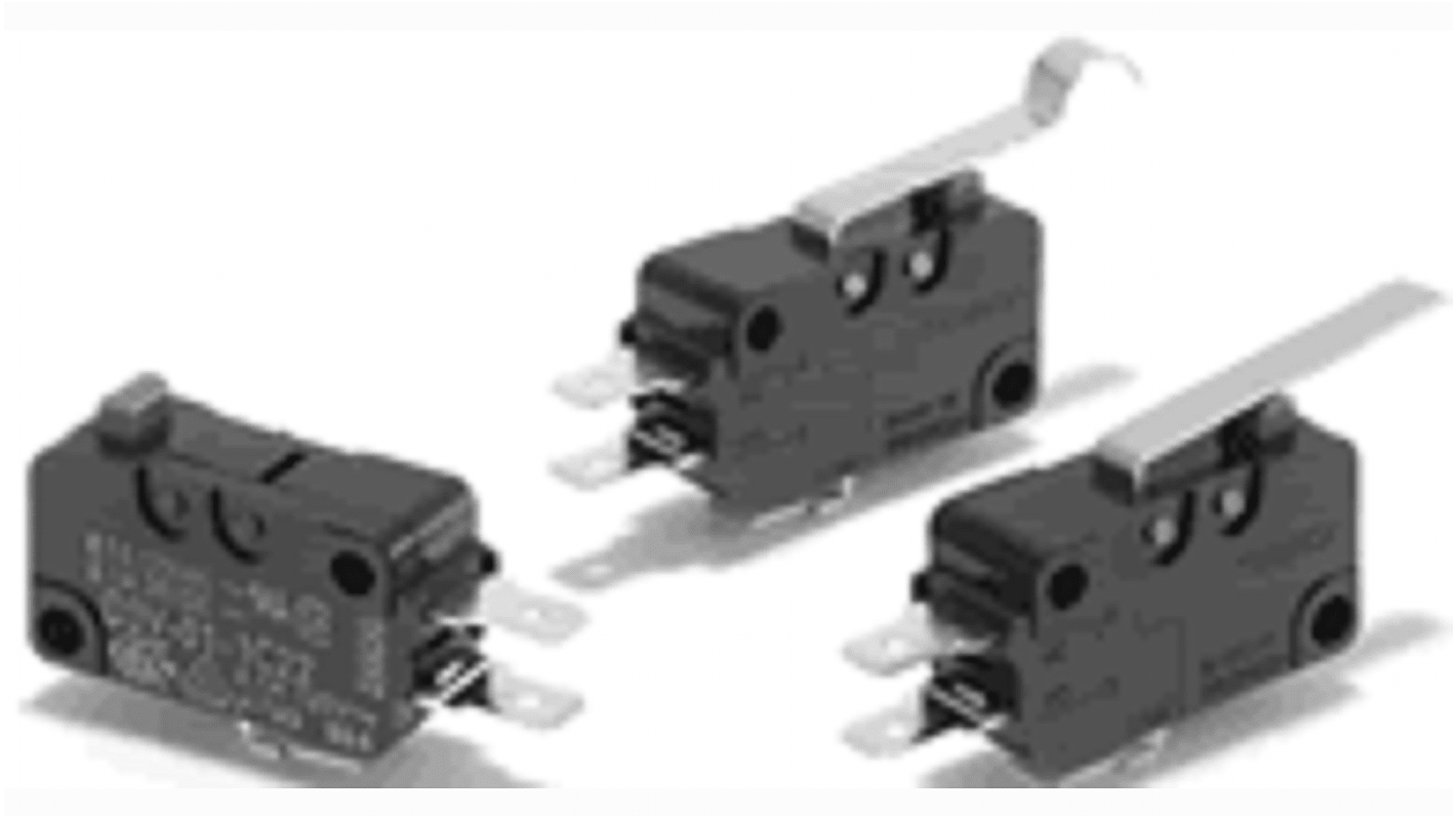 Interruttore di fine corsa Omron, Leva con rotella a cerniera, 250V, IP40