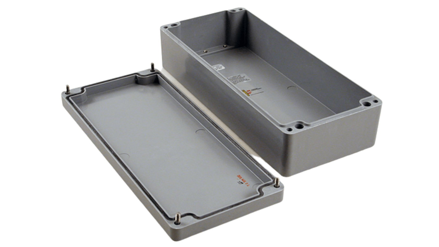 Caja Hammond de Poliéster reforzado con fibra de vidrio, 361 x 160 x 90mm