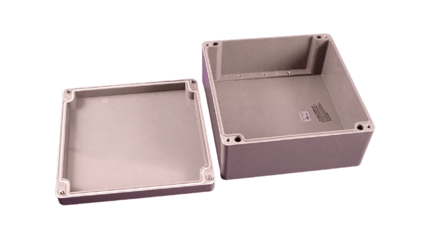 Caja Hammond de Poliéster reforzado con fibra de vidrio, 255 x 251 x 120mm