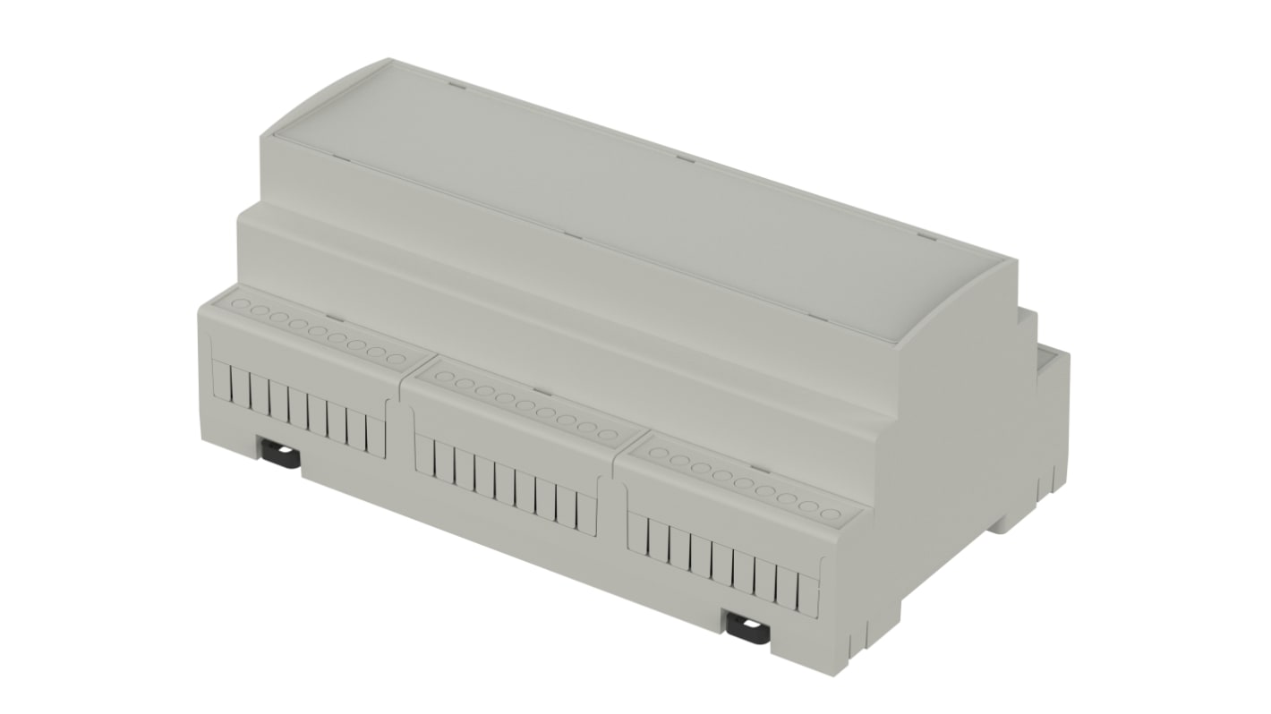 Bopla CombiNorm-Control Series Light Grey Flame Retardant ABS Enclosure, IP20, 159.8 x 89.8 x 65.2mm