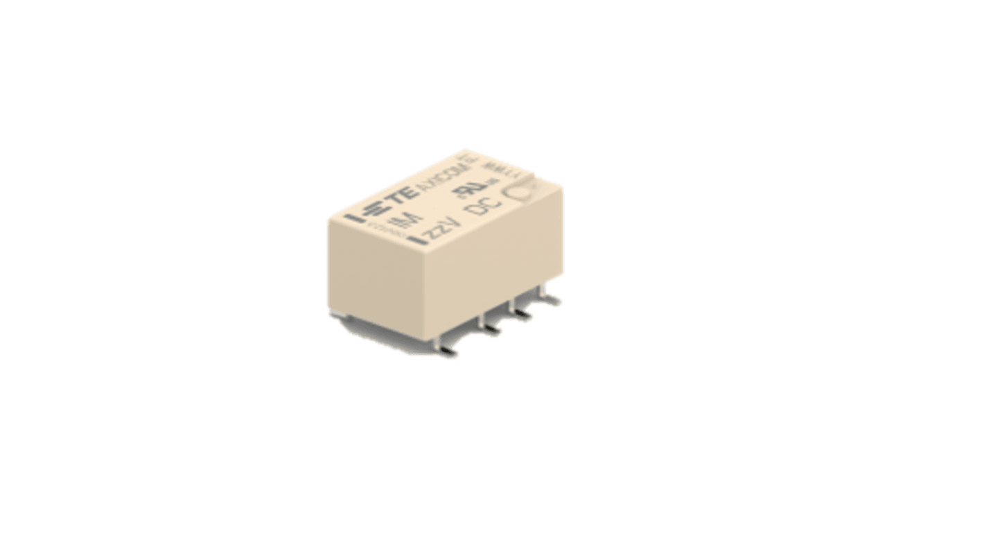TE Connectivity PCB Mount Non-Latching Relay, 5A Switching Current, DPDT