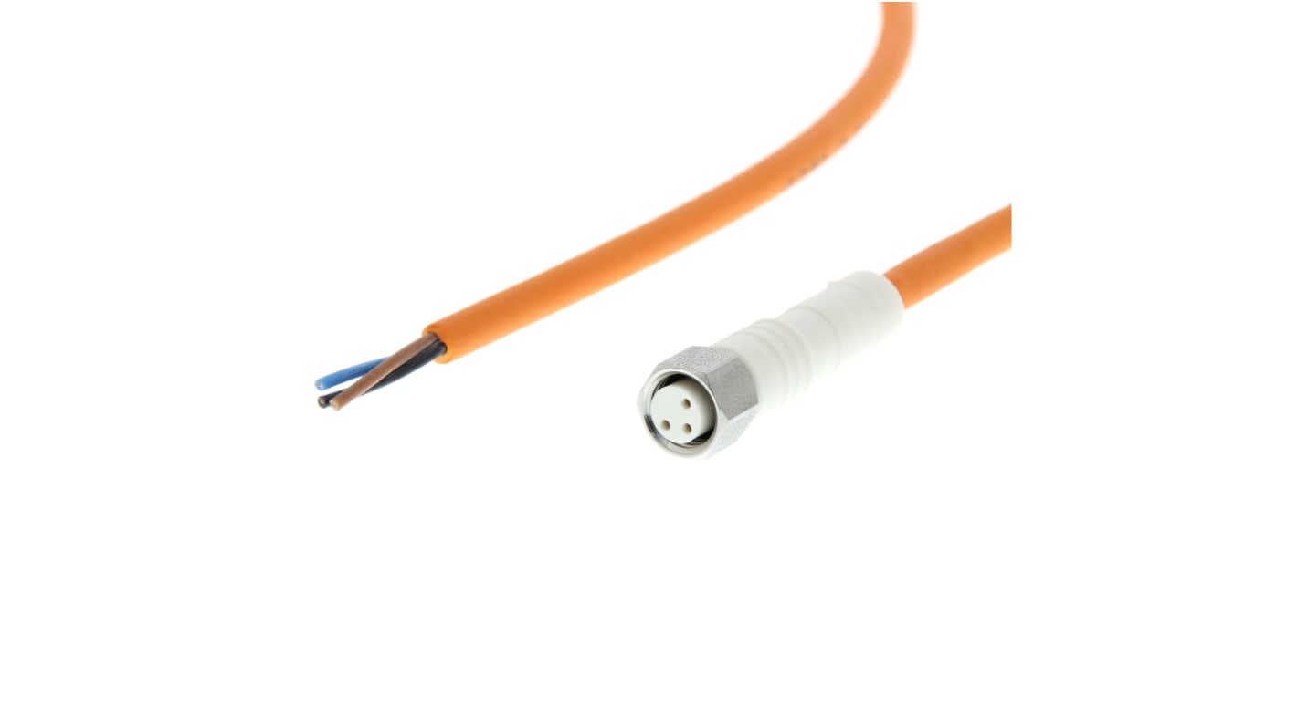 Cable de conexión Omron, con. A M8 Hembra, con. B Sin terminación, long. 5m