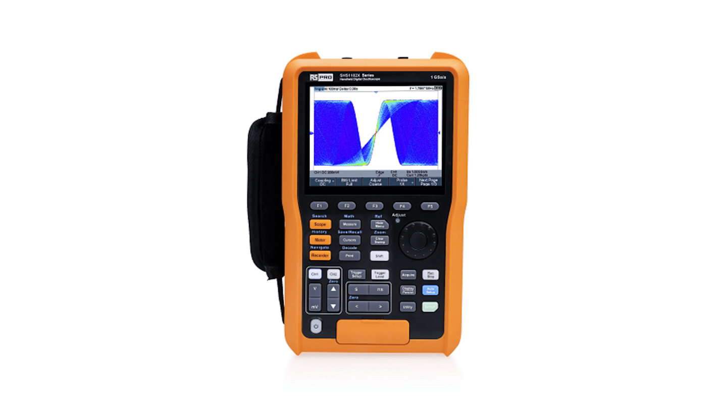 RS PRO Analogue, Digital Handheld Oscilloscope, 2 Analogue Channels ...
