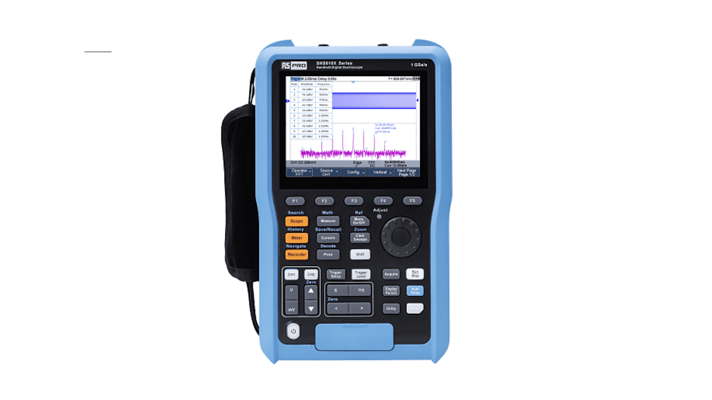 RS PRO Digital Handheld Oscilloscope, 2 Analogue Channels, 100MHz, 0 Digital Channels