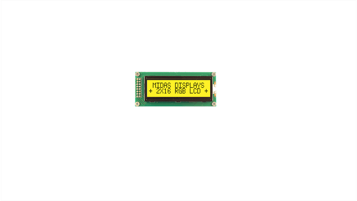 Display monocromatico LCD Midas, LCD, 2x16 caratteri