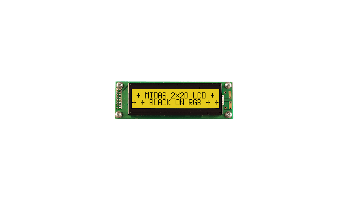 Display monocromatico LCD Midas, LCD, 2x20 caratteri