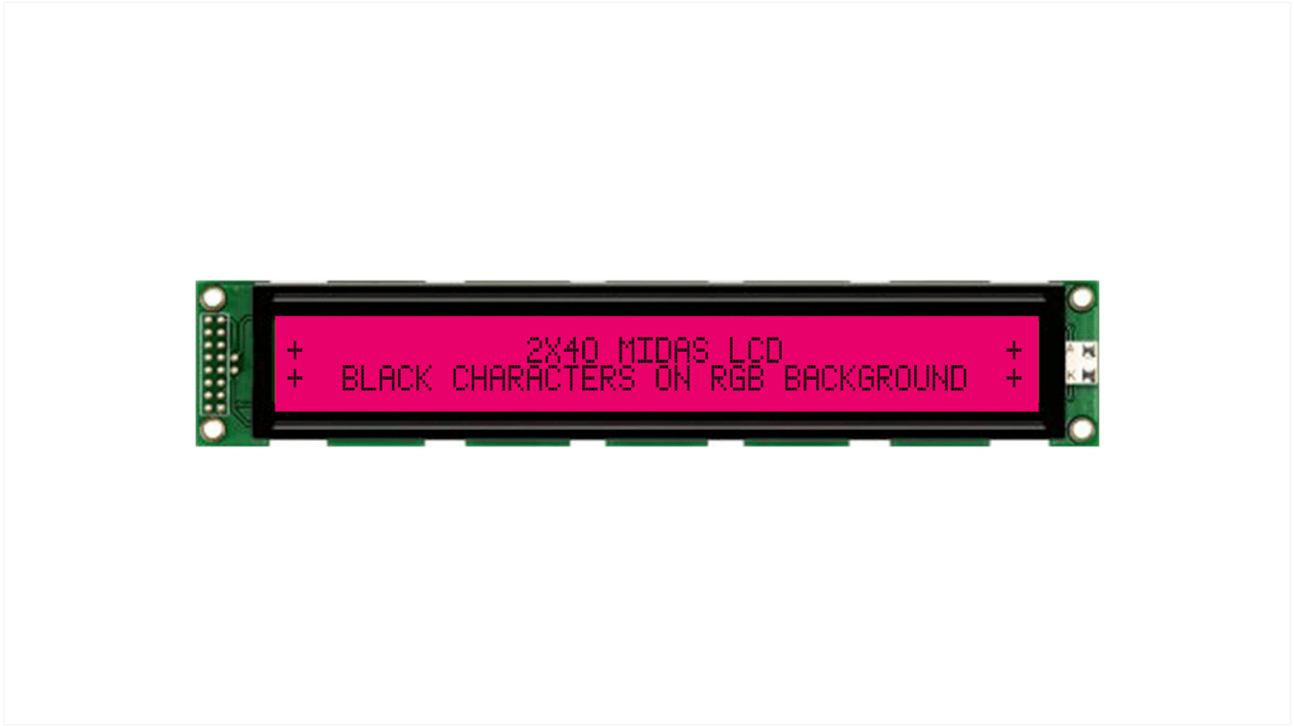 Monochrom LCD, LCD Zweizeilig, 40 Zeichen